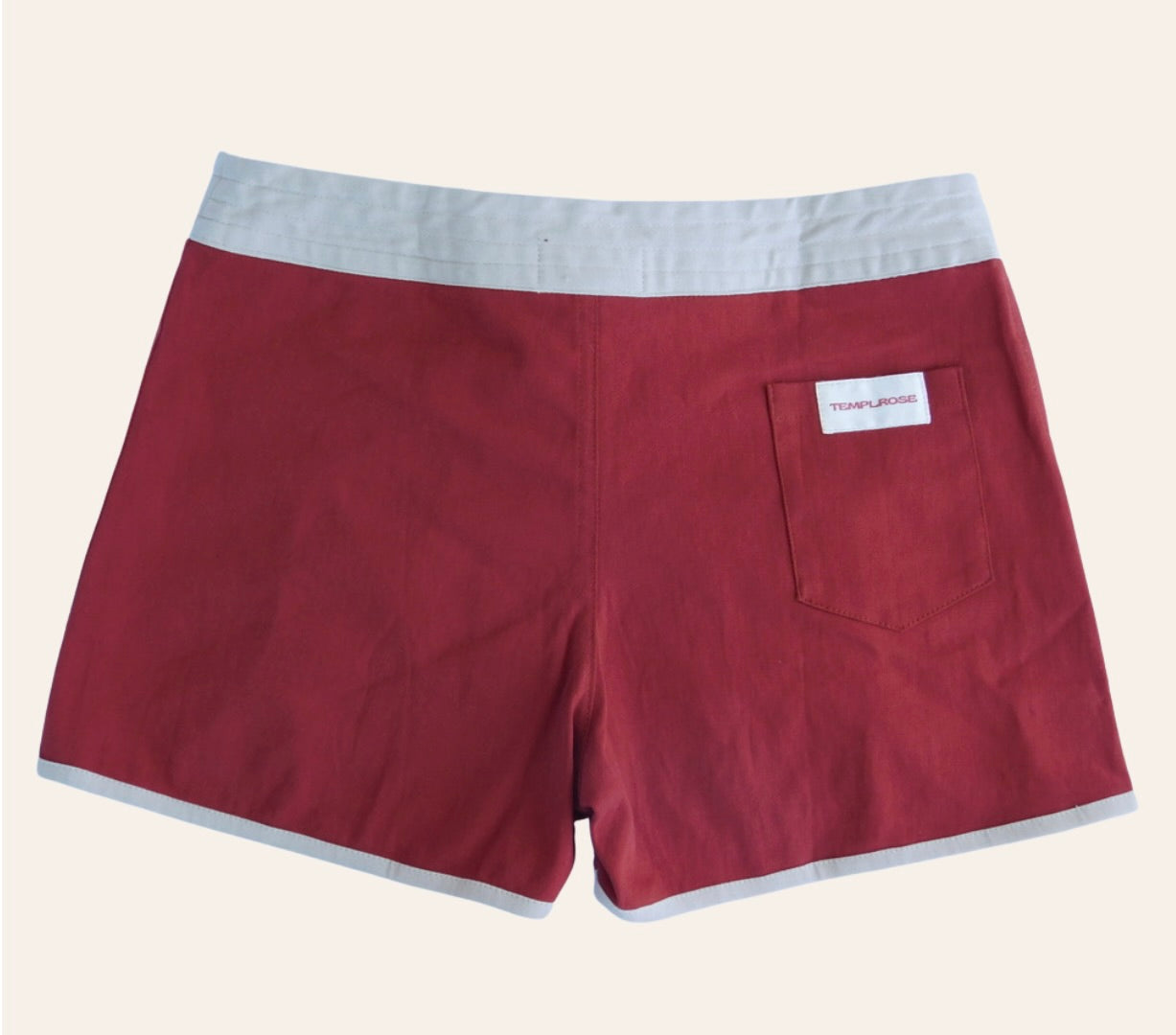 Scoop Short - Red/Off White
